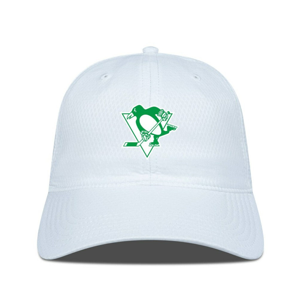 Pittsburgh Penguins Levelwear Matrix Patch Adjustable Hat - White Hats