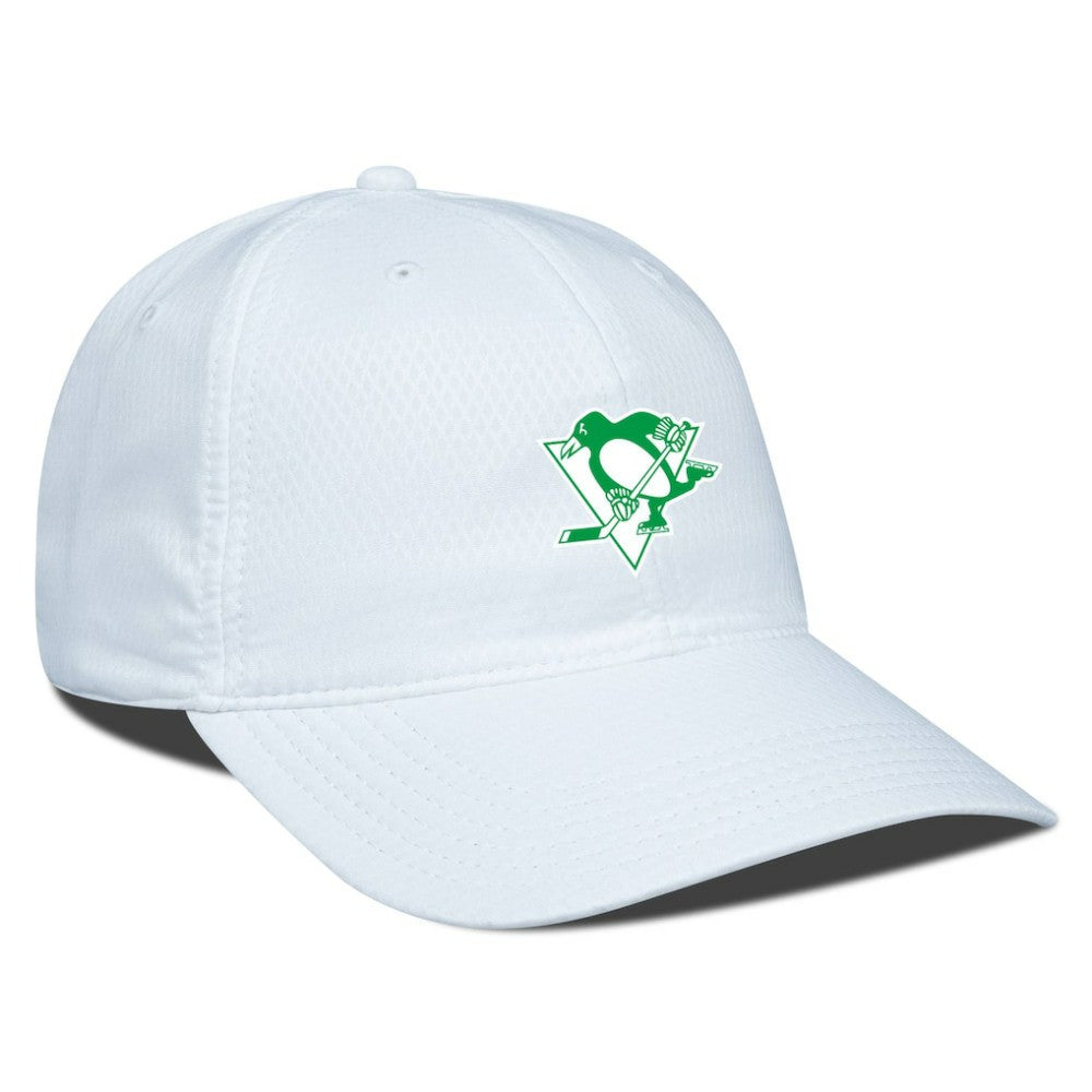 Pittsburgh Penguins Levelwear Matrix Patch Adjustable Hat - White Hats