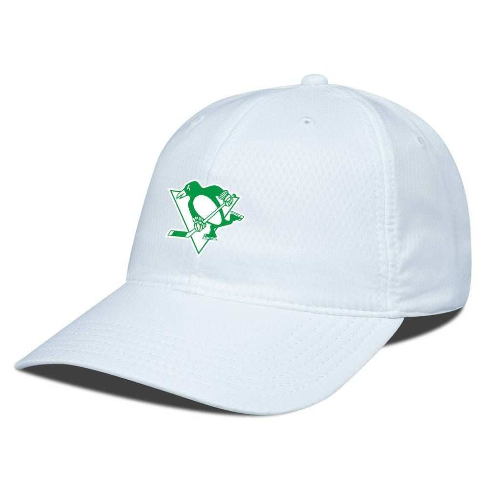 Pittsburgh Penguins Levelwear Matrix Patch Adjustable Hat - White Hats