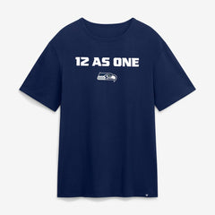 Seattle Seahawks Super Bowl LX 12 as One T-Shirt - College Navy outlet