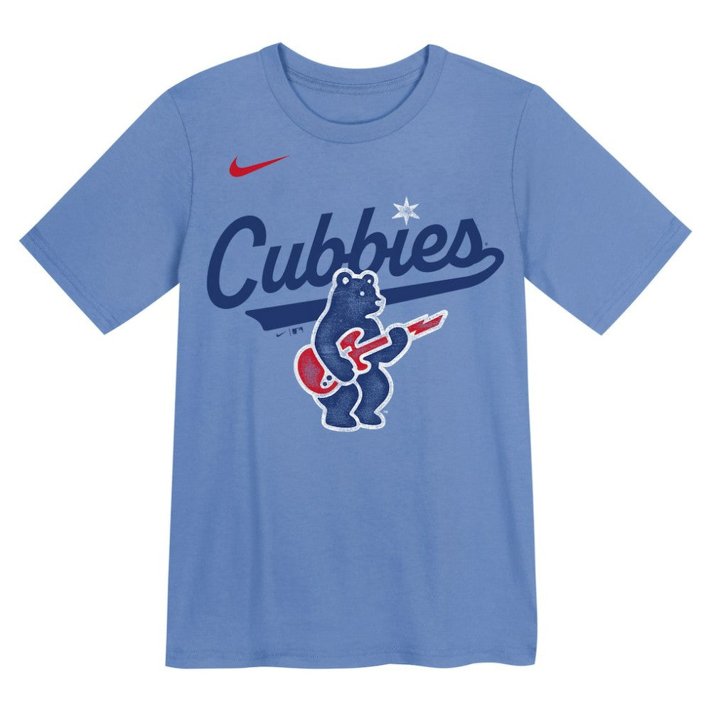Chicago Cubs Preschool Electric Bear Alternate T-Shirt Light Blue