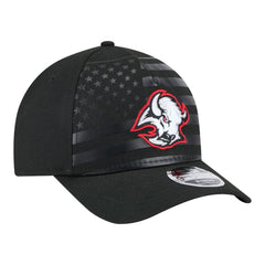 Buffalo Sabres New Era Game Day Stealth Flag 9FORTY A-Frame Adjustable Hat - Black Hats