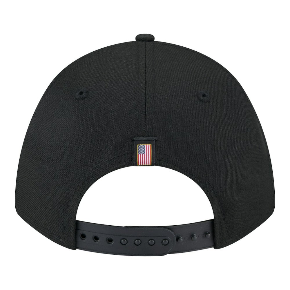 Buffalo Sabres New Era Game Day Stealth Flag 9FORTY A-Frame Adjustable Hat - Black Hats