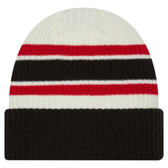 Buffalo Sabres New Era Vintage Cuffed Knit Hat - Cream/Black Hats