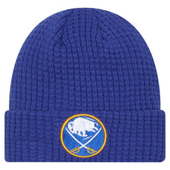 Buffalo Sabres New Era Waffle Cuffed Knit Hat - Royal Hats