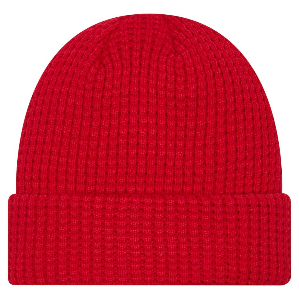 Detroit Red Wings New Era Waffle Cuffed Knit Hat - Red Hats