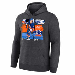 Matthew Schaefer New York Islanders Fresh Ice Hoodie - Charcoal Hoodies