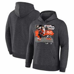 Matvei Michkov Philadelphia Flyers Fresh Ice Hoodie - Charcoal Hoodies