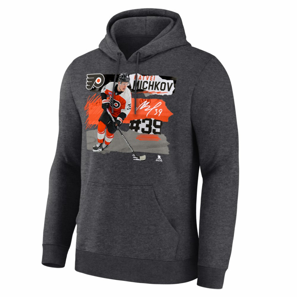 Matvei Michkov Philadelphia Flyers Fresh Ice Hoodie - Charcoal Hoodies
