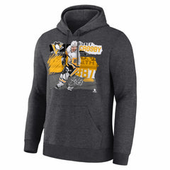 Sidney Crosby Pittsburgh Penguins Fresh Ice Hoodie - Charcoal Hoodies