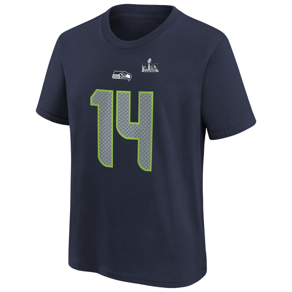 Sam Darnold Seattle Seahawks Youth Super Bowl LX Name & Number T-Shirt - College Navy discount