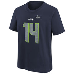 Sam Darnold Seattle Seahawks Youth Super Bowl LX Name & Number T-Shirt - College Navy discount