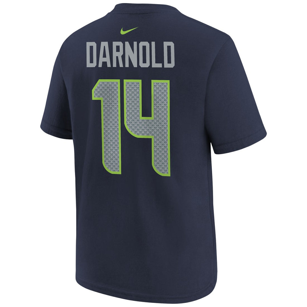 Sam Darnold Seattle Seahawks Youth Super Bowl LX Name & Number T-Shirt - College Navy discount