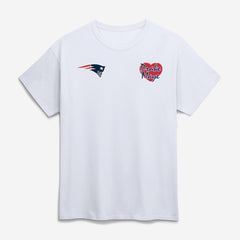 New England Patriots I Love Drake Maye T-Shirt - White on sale