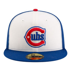 Chicago Cubs 150th Anniversary 59FIFTY Fitted Hat White/Royal