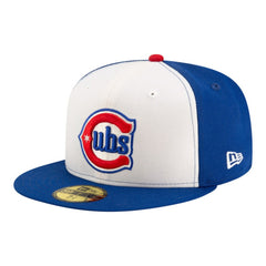 Chicago Cubs 150th Anniversary 59FIFTY Fitted Hat White/Royal