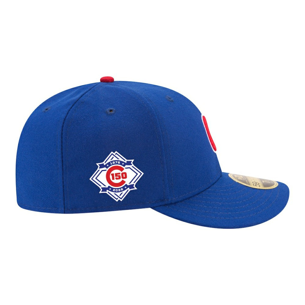 Chicago Cubs 150th Anniversary Low Profile 59FIFTY Fitted Hat Royal