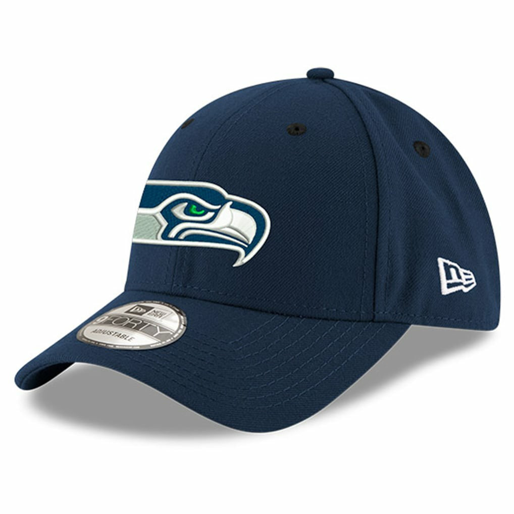 Seattle Seahawks New Era Youth 9FORTY Adjustable Hat - College Navy outlet
