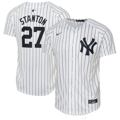Giancarlo Stanton New York Yankees Youth Home Limited Player Jersey White