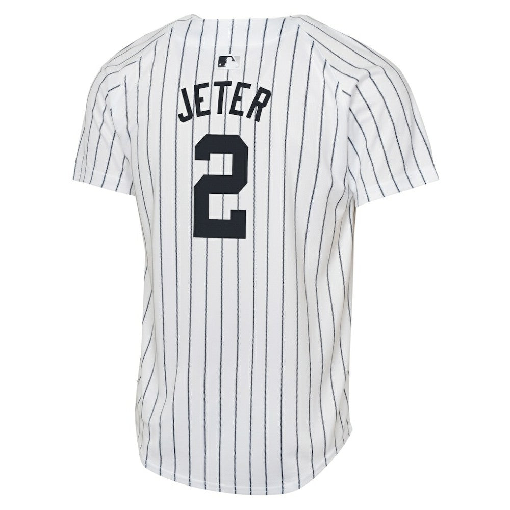 Derek Jeter New York Yankees Youth Home Game Jersey White