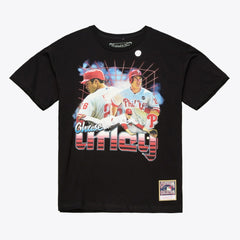 Chase Utley Philadelphia Phillies Legendary Collage Player T-Shirt Black