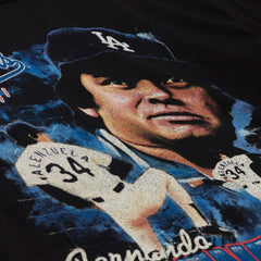 Fernando Valenzuela Los Angeles Dodgers Legendary Collage Player T-Shirt Black