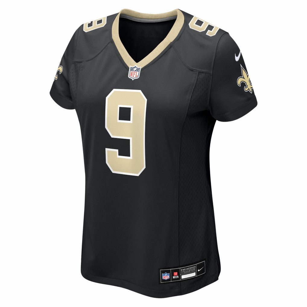 Drew Brees New Orleans Saints Women's Team Game Jersey - Black discount