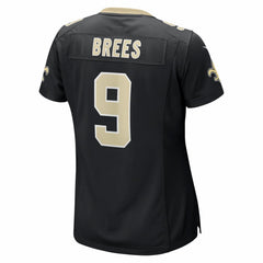 Drew Brees New Orleans Saints Women's Team Game Jersey - Black discount