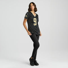 Drew Brees New Orleans Saints Women's Team Game Jersey - Black discount