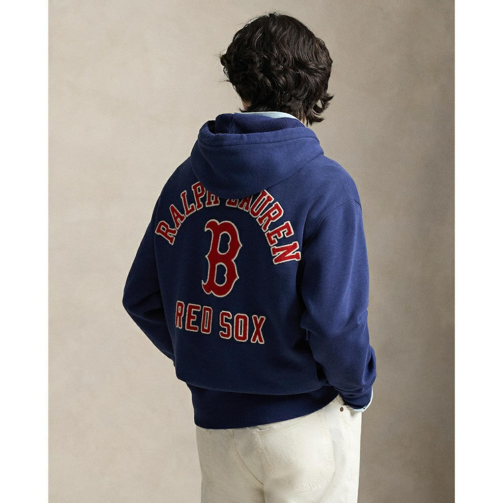 Red Sox Polo Ralph Lauren Fleece Hoodie Navy