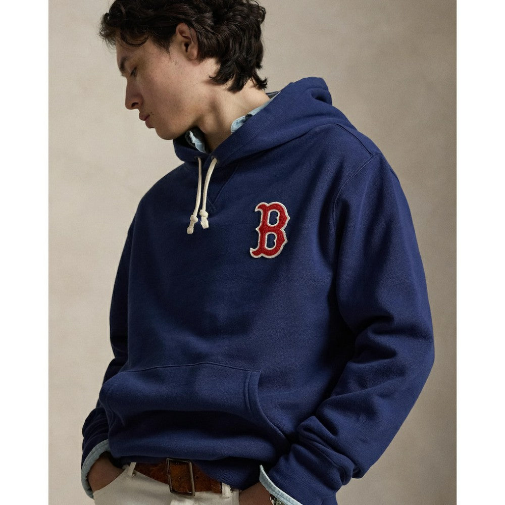 Red Sox Polo Ralph Lauren Fleece Hoodie Navy