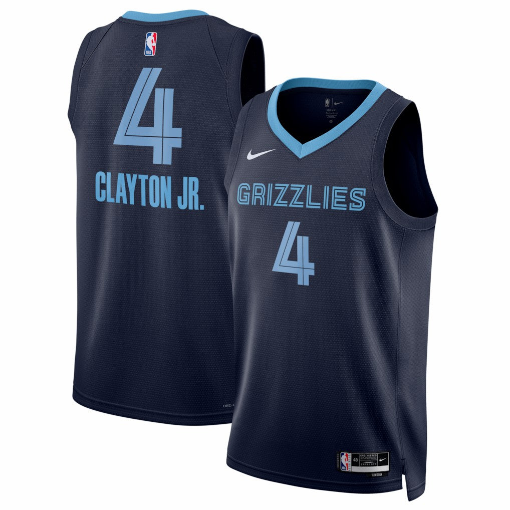 Walter Clayton Jr. Memphis Grizzlies Unisex Swingman Jersey - Icon Edition - Navy online