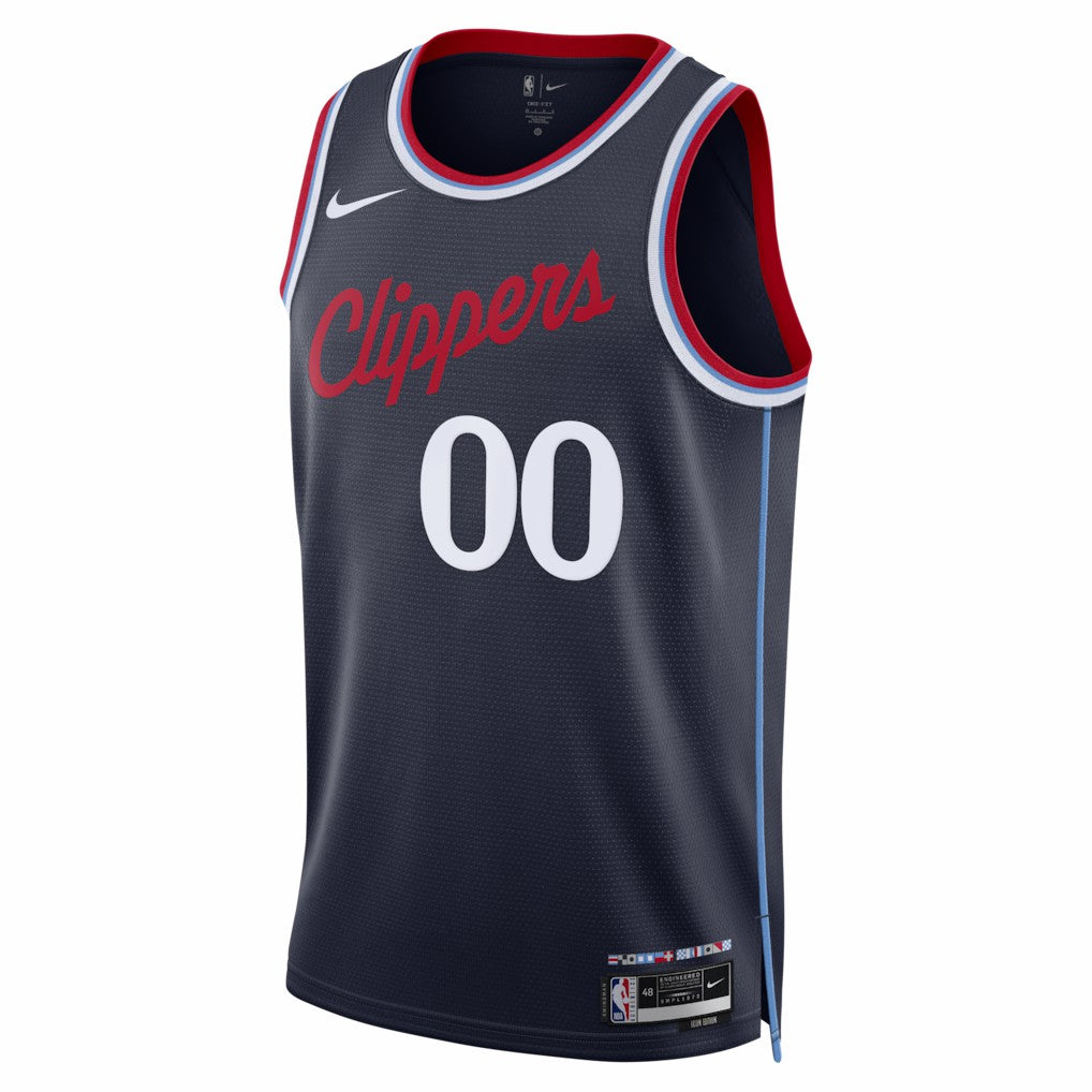 LA Clippers Unisex Swingman Custom Jersey - Icon Edition - Navy discount
