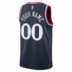 LA Clippers Unisex Swingman Custom Jersey - Icon Edition - Navy discount