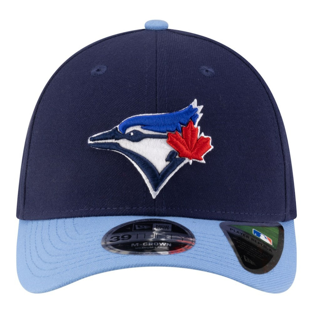 Toronto Blue Jays 50th Season Player Replica 39THIRTY Flex Hat Navy/Powder Blue