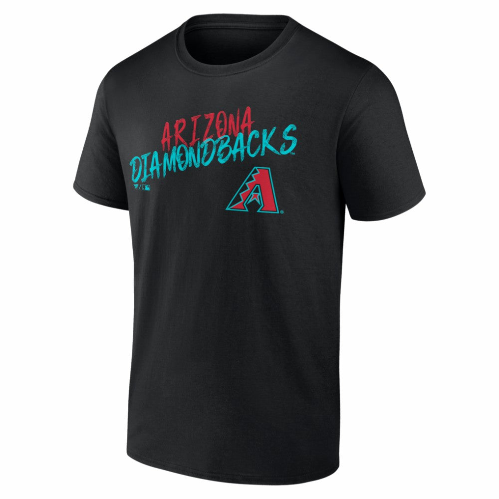Arizona Diamondbacks  Hustle Personalized Name & Number T-Shirt Black