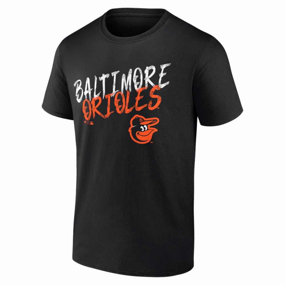 Baltimore Orioles  Hustle Personalized Name & Number T-Shirt Black