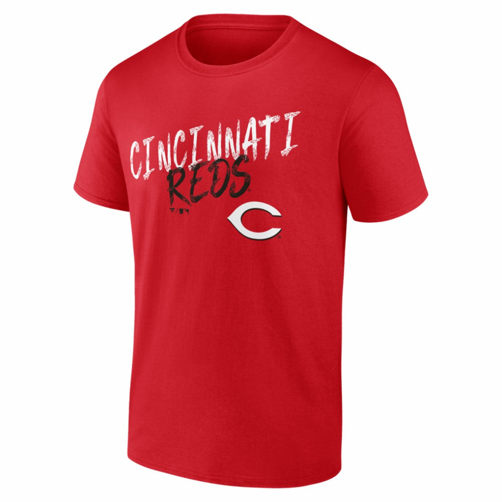 Cincinnati Reds  Hustle Personalized Name & Number T-Shirt Red