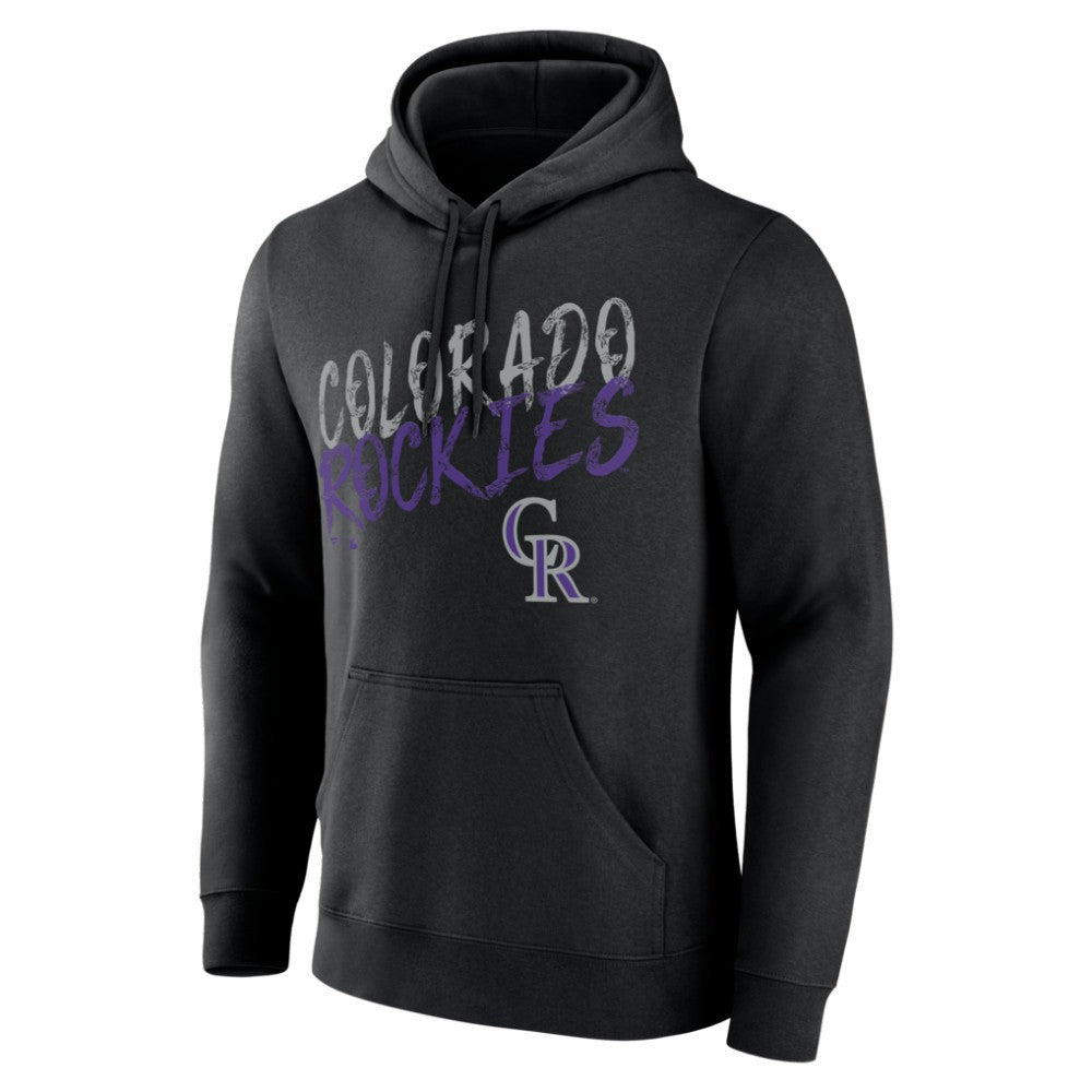Colorado Rockies  Hustle Personalized Name & Number Hoodie Black