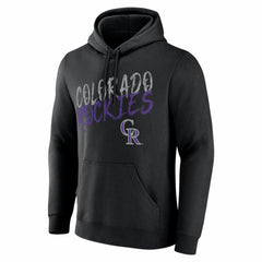 Colorado Rockies  Hustle Personalized Name & Number Hoodie Black