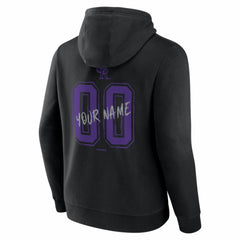Colorado Rockies  Hustle Personalized Name & Number Hoodie Black