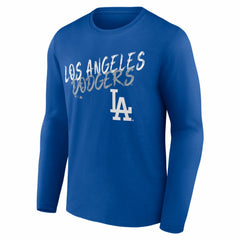 Los Angeles Dodgers  Hustle Personalized Name & Number Long Sleeve T-Shirt Royal