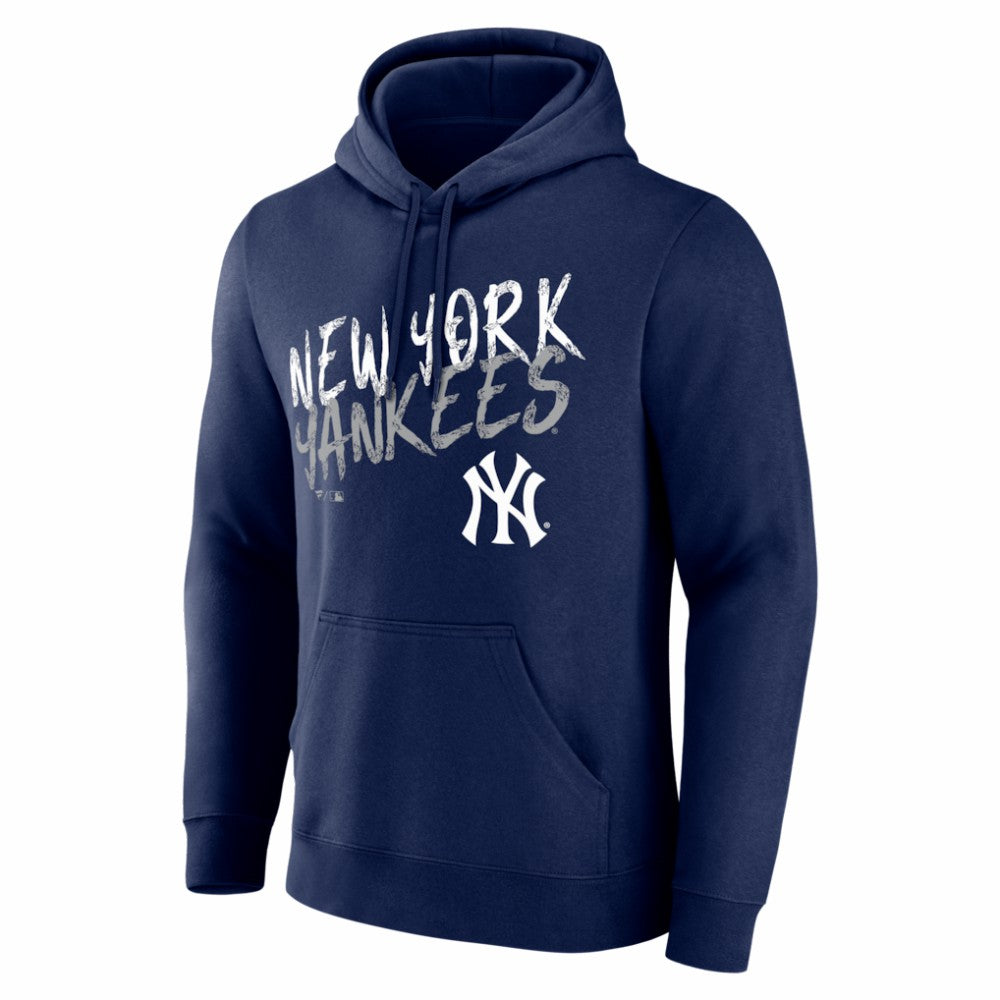 New York Yankees  Hustle Personalized Name & Number Hoodie Navy