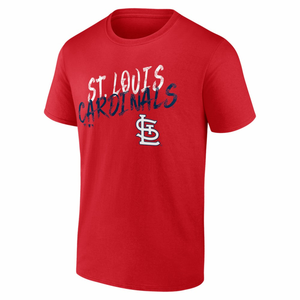 St. Louis Cardinals  Hustle Personalized Name & Number T-Shirt Red