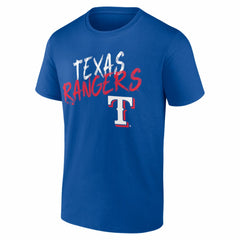 Texas Rangers  Hustle Personalized Name & Number T-Shirt Royal