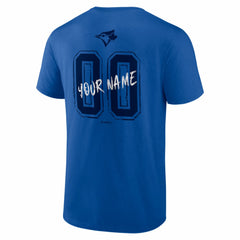 Toronto Blue Jays  Hustle Personalized Name & Number T-Shirt Royal