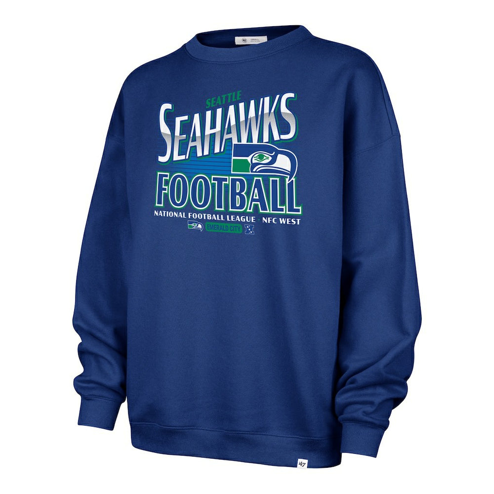 Seattle Seahawks '47 Women's Regional Oversized Sweatshirt - College Navy discount