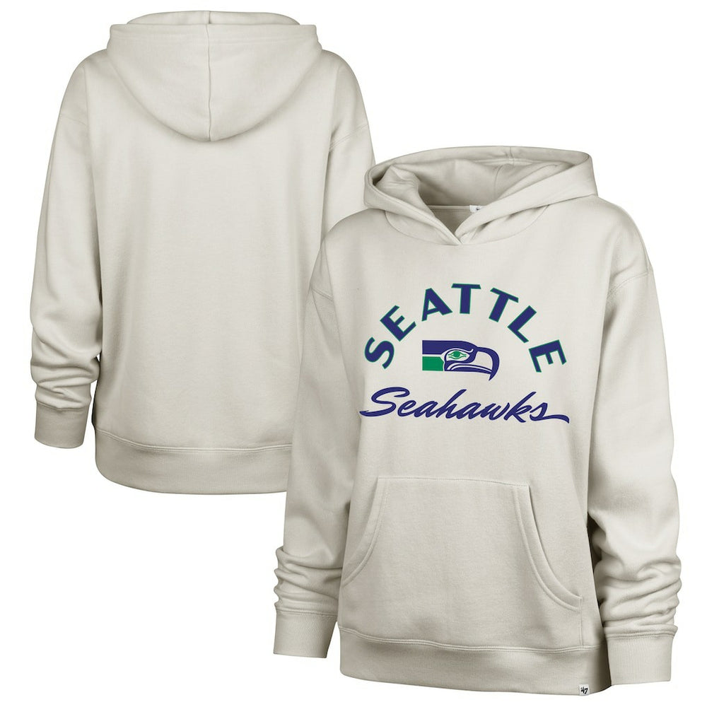 Seattle Seahawks '47 Women's Whirlwind Naomi Hoodie - Stone sale