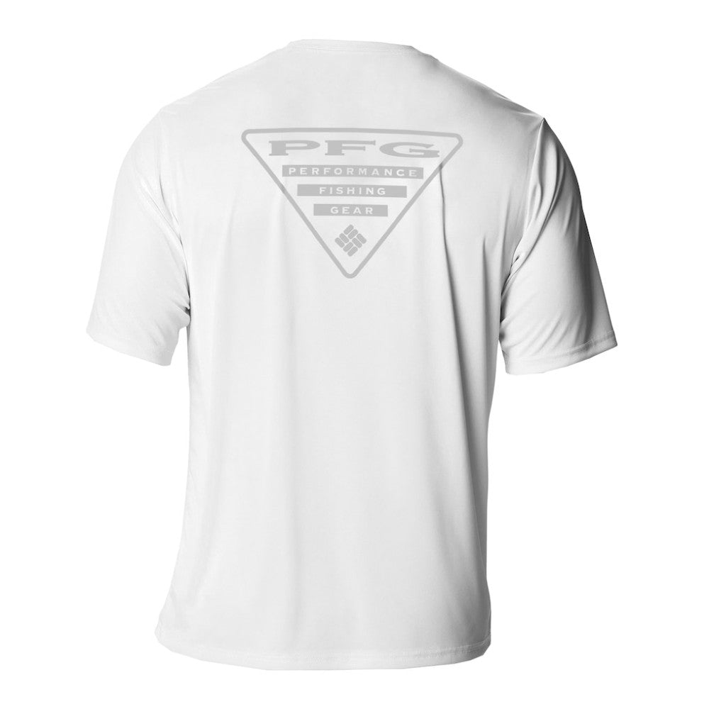 Boston Bruins Columbia PFG Terminal Tackle Omni-Shade T-Shirt - White T-shirts