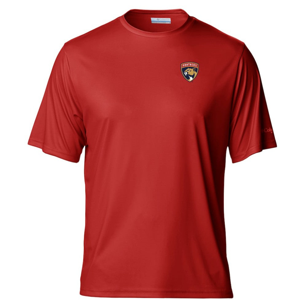 Florida Panthers Columbia PFG Terminal Tackle Omni-Shade T-Shirt - Red T-shirts